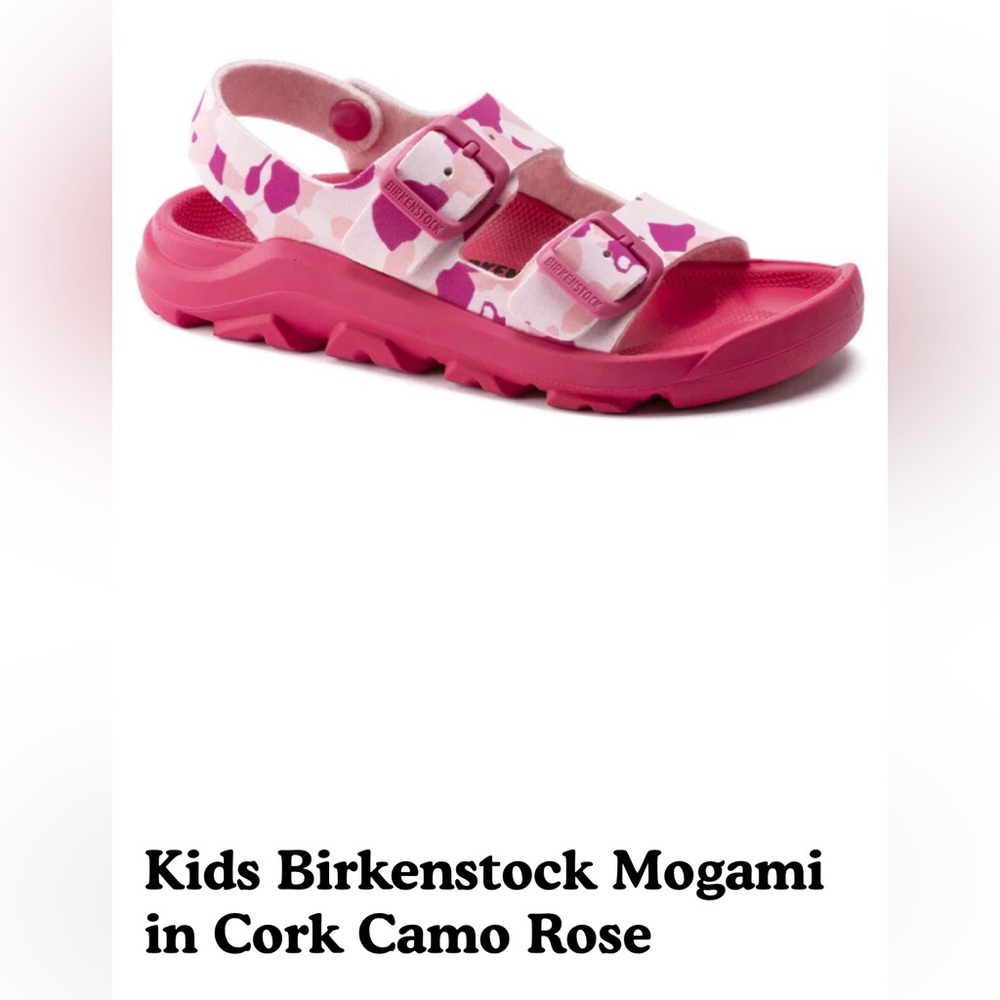 Birkenstock Kids Sandals - Pink Camo